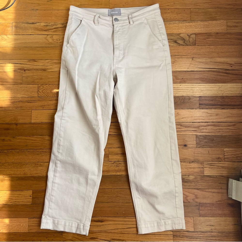 Everlane Women's Straight Leg Cropped Pants